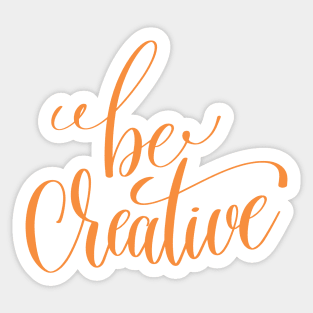 Be Creative Sticker